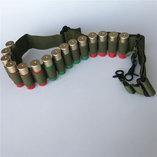 

tactical rifle sun sling 15 rounds 12/20ga sun ammo belt shell holder rifle bullet cartridge gun rope