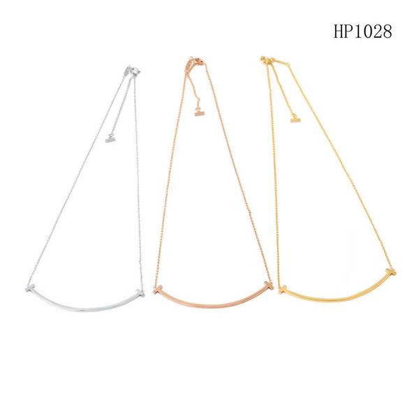 

mouth laugh necklace wholesale fashion necklace designer jewelry stainless steel chain necklaces womens gold necklace, Silver