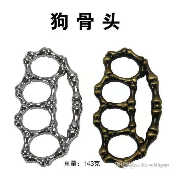 

double finger / four finger metal general self-defense equipment finger tiger color random 002