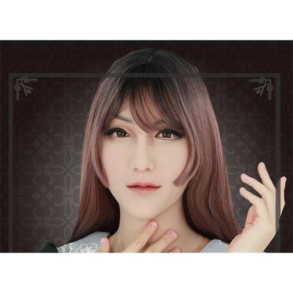 

silicone artificial realistic shemale may mask latex cosplay for crossdresser halloween transgender masks realistic mask