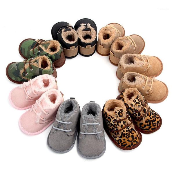 

baby girls boys winter keep warm shoes first walkers sneakers kids crib infant toddler footwear warm boots prewalkers 0-18m1