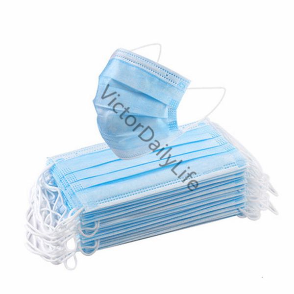 

large order welcome 3 ply dust disposable healthy care black blue face mask