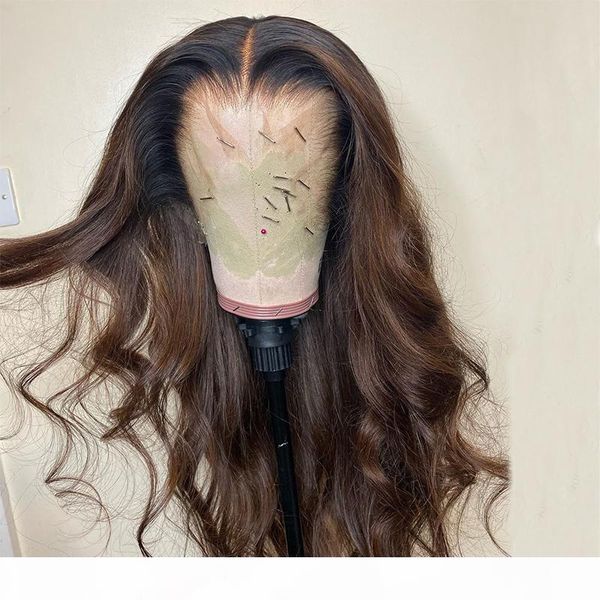 

lace t part wig 1b 99j and 1b brown wave preplucked bleached knots natural peruvian remy human hair wigs, Black;brown