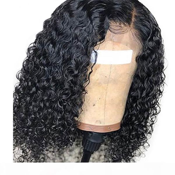 

hd lace front wig transparent virgin peruvian glueless curly 13x4 frontal full lace human hair wigs hd lace with baby hair pre plucked, Black;brown