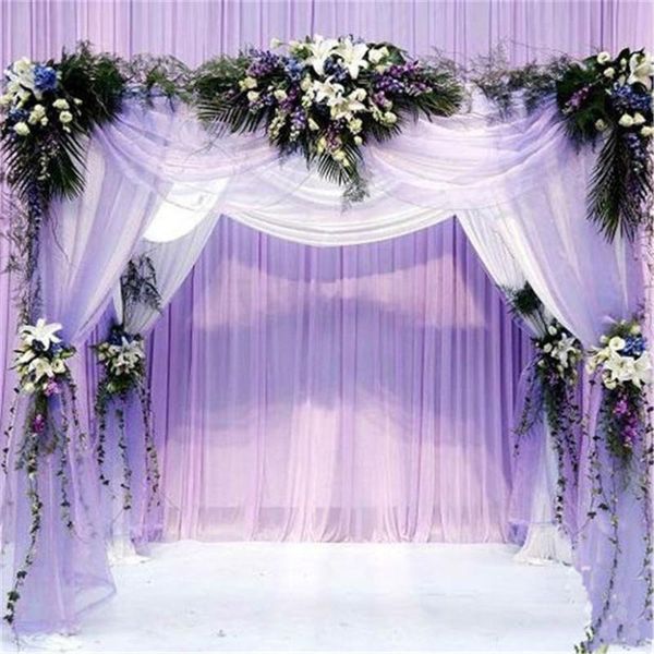 

48cm * 10m wedding table tassel decorative yarn crystal gauze transparent yarn gauze elements wedding decoration 5z sh015-1