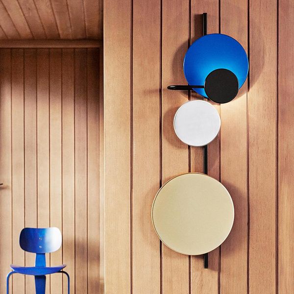 

modern simple nordic living room stairway aisle bedroom bedside e27 wall light macaroon horn wall lamp