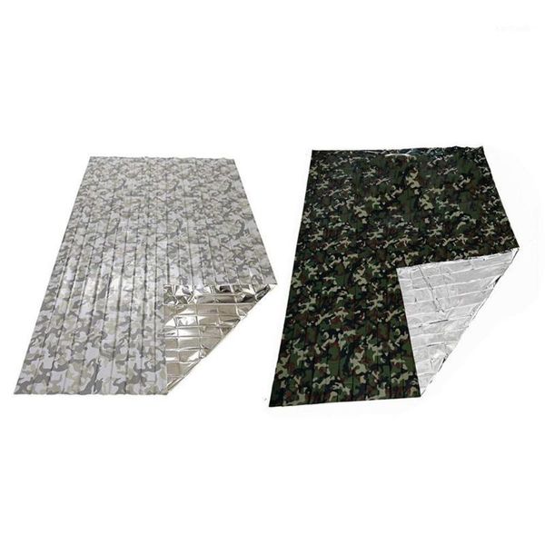 

outdoor pads camping camouflage blanket snow jungle emergency insulation portable1