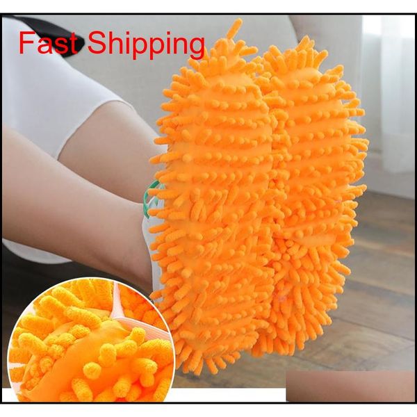

wholesale mopping shoe cover multifunction solid dust cleaner house bathroom floor shoes cover cleaning mop slipper jllujp soif