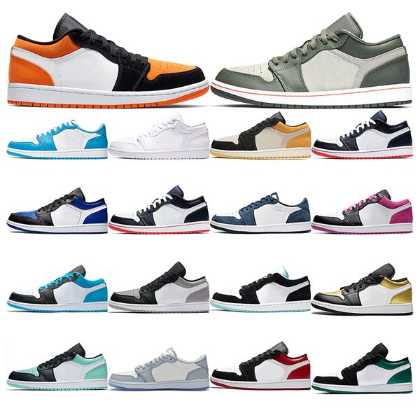 

mens sneakers basketball shoes obsidian royal university gold grey toe island green military themed sports trainers fashion outdoor 36-45, White;red