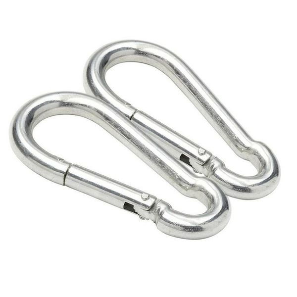 

4pc aluminum alloy carabiner d-ring keychain clip camping keyring snap hook outdoor spports hiking camping beach mat acc bbyqav