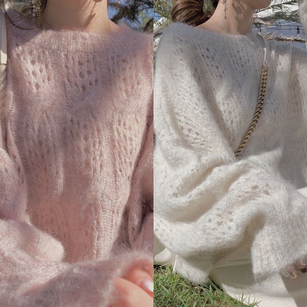 

розового полого свитер женской фея футболка супер фея ленивый стиль свободная корейская версия пуловер пуловер pullovert футболка pulloverwe, White;black