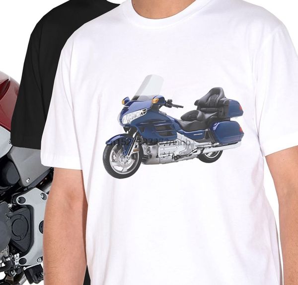 

печать тройники с коротким рукавом hon gl 1800 goldwing 2002 gr 3xl orig havenrocker мода марка спорт толстовка с капюшоном толстовка футбол