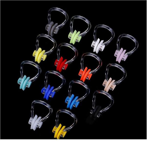 

1pair soft waterproof swimming earplugs nose clip case protective prevent water protection ear plug soft swim dive sqcrqv