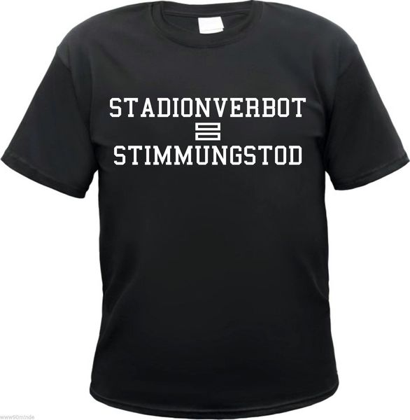 

stadionverbot = stimmungdtod t-shirt - schwarz/weiss - s bis 3xl - ultras fans sport hooded sweatshirt hoodie