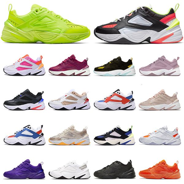 

m2k tekno running shoes mens womens pure platinum white black volt pink black white plum chalk trainers sports sneakers size 36-45