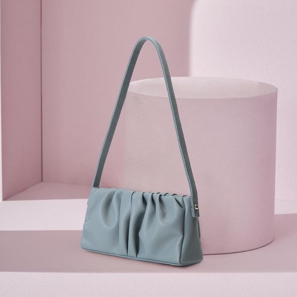 

new leather women's bag in summer 2020 underarm bag fold single shoulder handbag