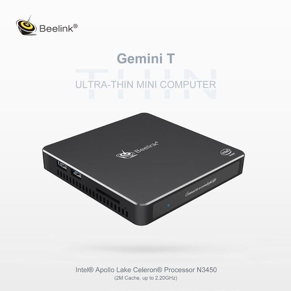 

256gb beelink gemini t34 mini pc n3450 quad core 4k htpc fan wins 10 8gb 128gb support m.2 ssd bt4.0 1000m lan nuc mini computer