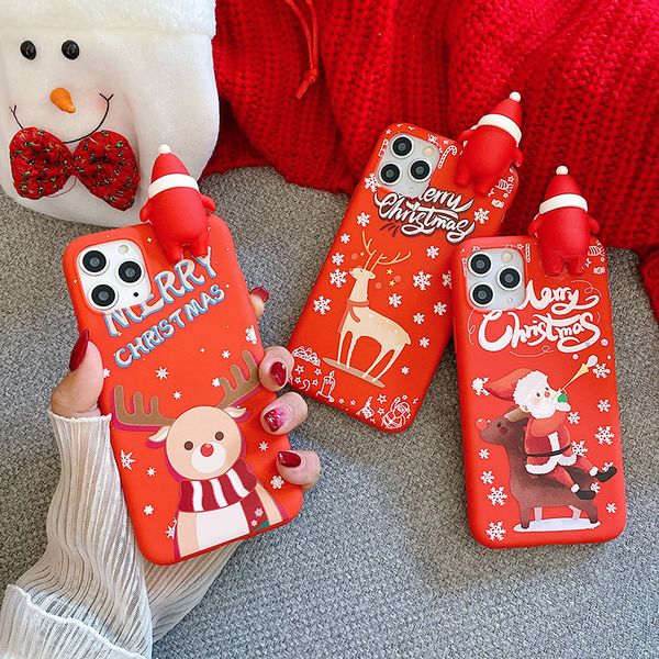 

christmas cartoon deer case xiaomi 9 se mix 2 2s max 3 a1 a2 8 lite mi play silicone cover for pocophone poco f1 cc9 cc9e