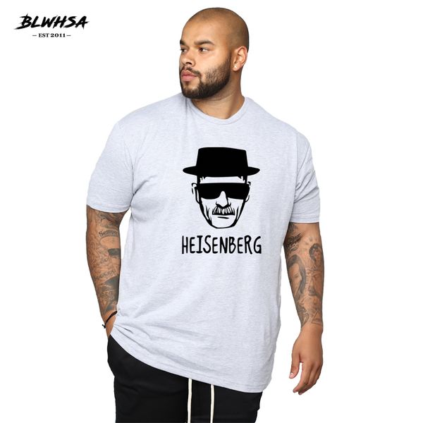 

blwhsa heisenberg printing fashion brand short sleeve funny breaking bad printed plus size tees sport hooded sweatshirt hoodie men t shirt