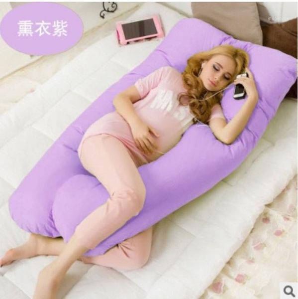 

pillow large cotton bedding for pregnant women pregnancy u-shape waist belly support protecting sleep and nursing1