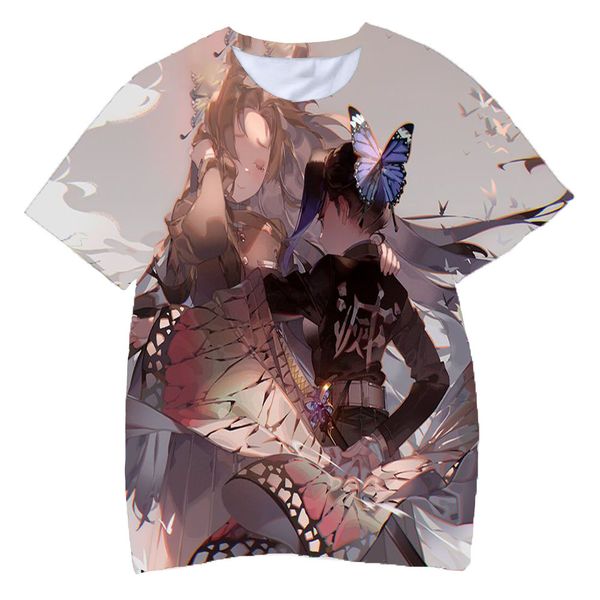 

demon slayer 3d cartoon anime ghost blade boy gifts for 3d print shirts harajuku hippie aesthetic men clothing