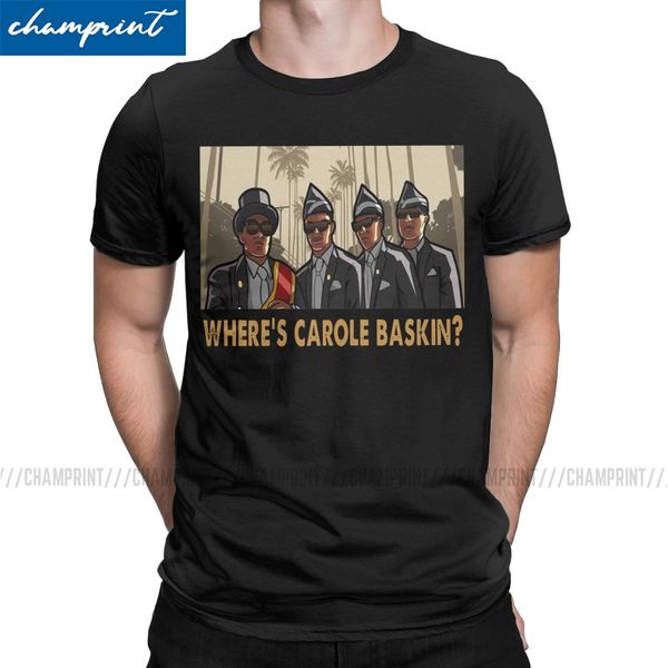 

coffin dance where's carole baskin 2020 funny meme funeral dance with casket pallbearers sport hooded sweatshirt hoodie men t shirt