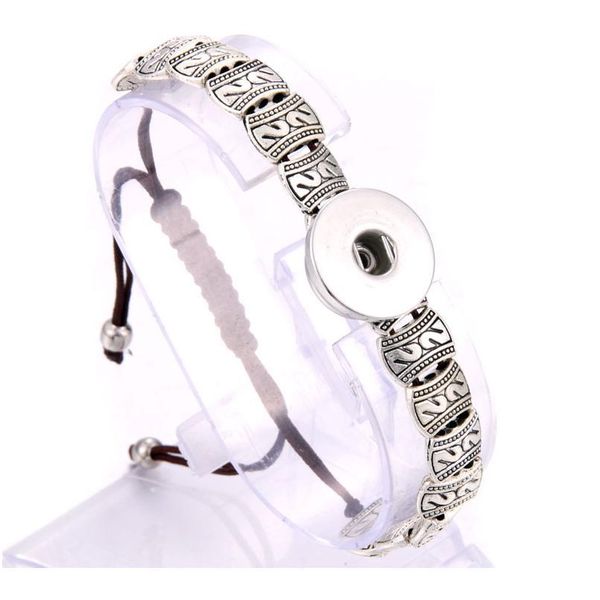 

2019 new 18mm snap bracelets elephant charm bead bangle & bracelet fashion jewelry for w bbyagp, Golden;silver
