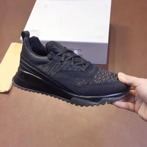 

new selling money designer mens casual shoes men nylon sneakers men fashion shoes leather insoles breathable, Black