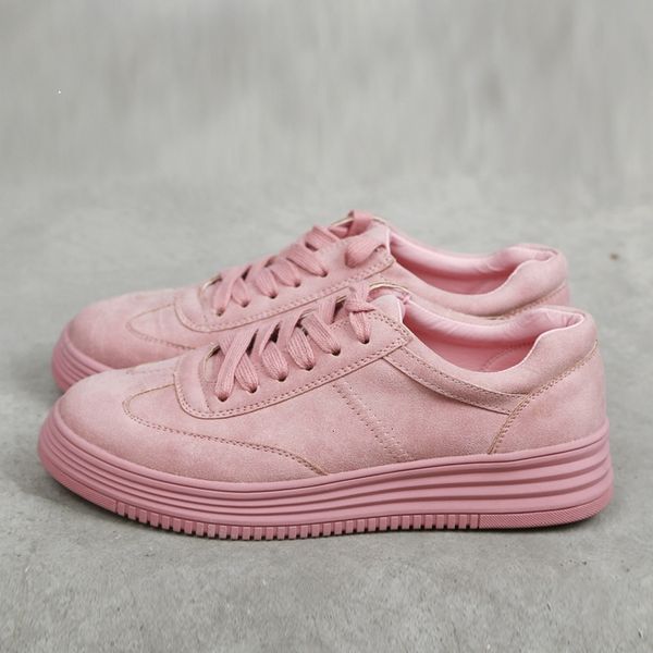 

2021 new leather platform lift lift-up breathable korean style women's shoes white joyx, Black;white