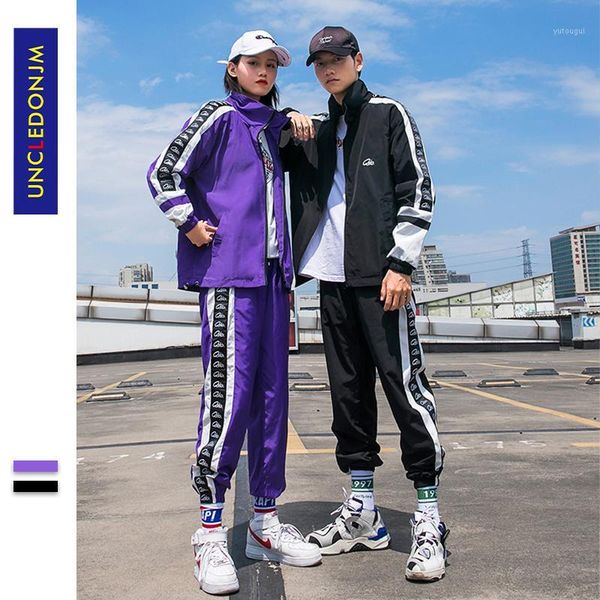 

2020 men's set fashion sports men sweatsuit hip hop fitness clothing two pieces sweatshirt sweatpant male tracksuit a340-t021, Gray