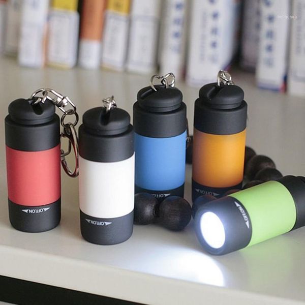 Taschenlampen Taschenlampen Tragbare Outdoor Camping Sicherheit Schalter Mini Led Schlüsselanhänger Licht Taschenlampe Beleuchtung BK50SD