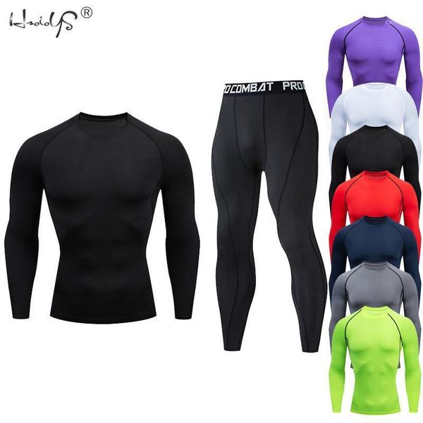 

men's thermal underwear sets & long johns sweat quick drying thermo men clothing1, Black;white