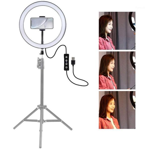 

puluz pu407 ring light 12 inches, usb 3 dimmable color 10 brightness levels, led o ring vlogging selfie pgraphy video lights1