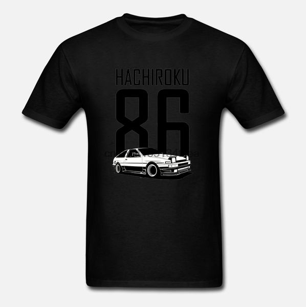 

sport toyota ae86 hachiroku car homme tee shirt men unique design initial d fujiwara tofu t shirt