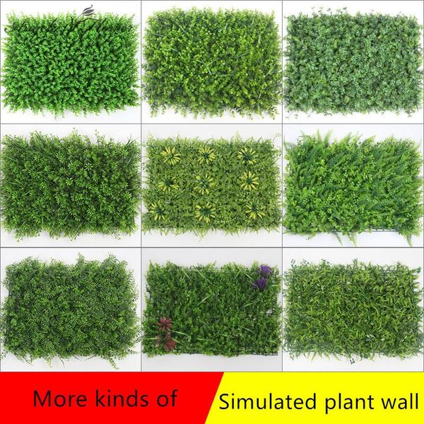 

40*60cm artificial plants green grass wall eucalyptus with leaf wedding diy l shop window garden background decor green wall
