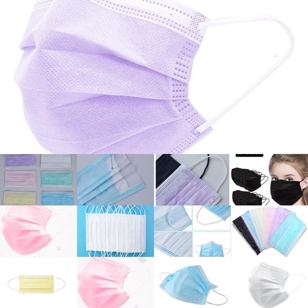 

factory 2422ho# safety 250pcs disposable mouth 23 layer face green yellow pm22.25 anti-pollen pink protective black inf
