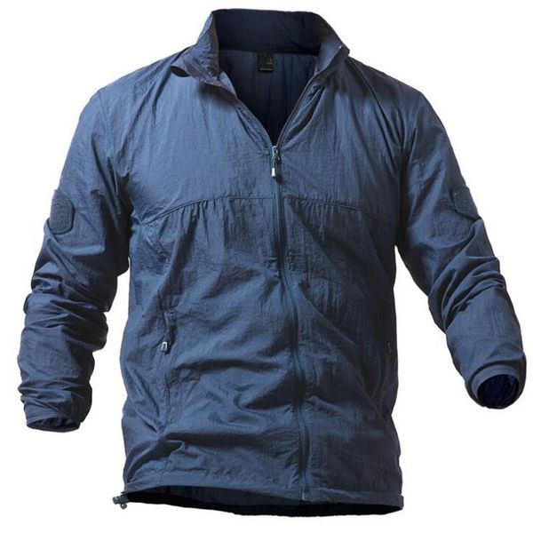 

skin clothing men outdoor tactical windbreaker jacket men's breathable ultra-light sunscreen hooded waterproof quick dry jackets, Black;brown