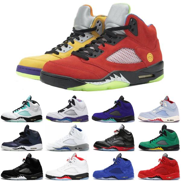 

new 5 5s jumpamn men basketball shoes what the alternate bel fire red fresh prince mens trainers sports sneakers size 7-13, White;red