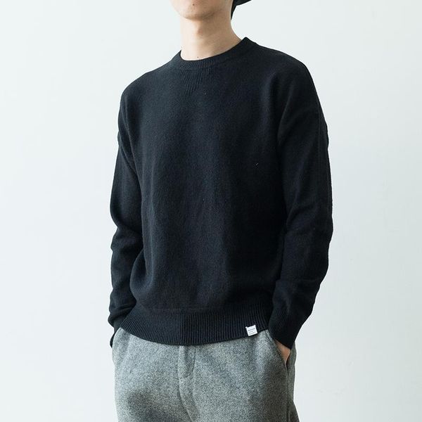 

men's sweaters pullover men korean style mens long sleeve knitted sweater man autumn winter clothes fashion 2021 ropa hombre pph2527, White;black