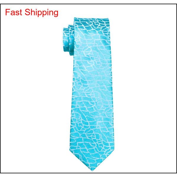 

neck tie set bright blue mens silk pocket square cufflinks classic silk jacquard woven meeting business casua qyldie queen66, Black;blue