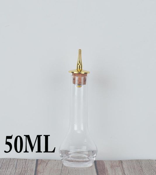 

50 мл стеклянная горькая бутылка для коктейля с каком из нержавеющей стали дизайн birccage birdcage для профессионального мишеня jllifa