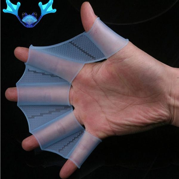 

2020 new 1pc sile training paddle dive glove swim glove swim gear fins hand web sqcowy