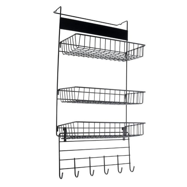 

hooks & rails refrigerator rack side shelf sidewall holder multifunctional kitchen supplies household multi-layer fridge storage racks