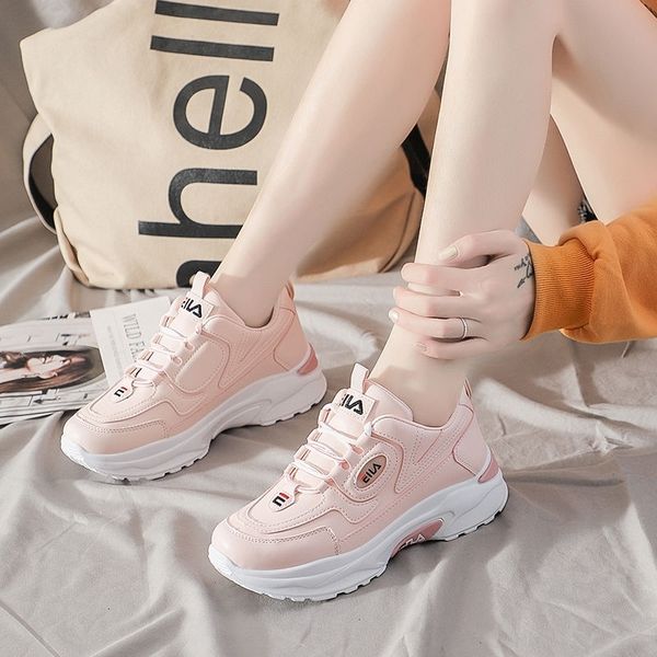 

new factory sale 2020 brand female shoes vulcanized shoes breathable fashion new designers sneaker white women chunky casual shoes tenis, Black