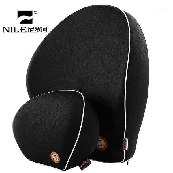 

nile bl001 memory foam shell shape strong support multi color for auto seat lumbar and headrest kit1