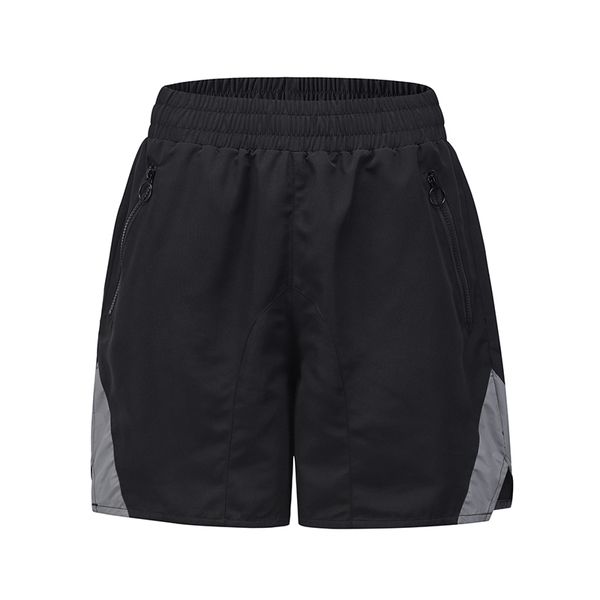 

2021 new harajuku reflective loose casual summer shorts mens drawstring oversize pockets overalls hip hop straight baggy knee length pant 6r, White;black