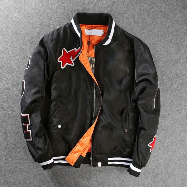 

men down jackets 2020fw cotton-padded outerwear womens parkas streetwear coats baseball jackets embroidery letter character pattern, Black;brown