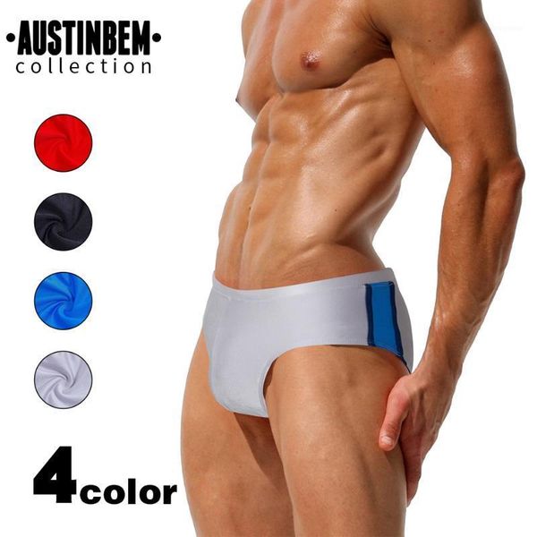 

swimwear men melting swimming trunks white men bathing short gay swimsuit zwembroek heren sungas de praia homens 213081