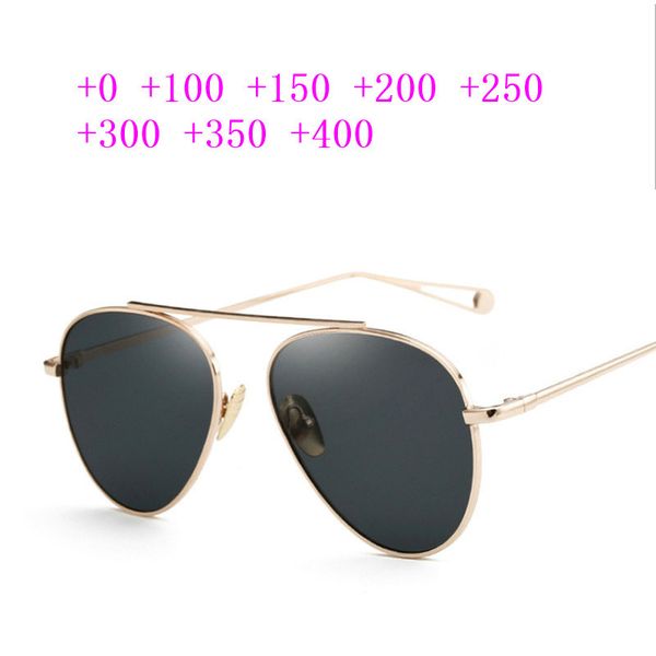 

multifocal sunglasses men with diopters bifocal metal pilot reading glasses fashion men women presbyopia glasses with box nx, White;black