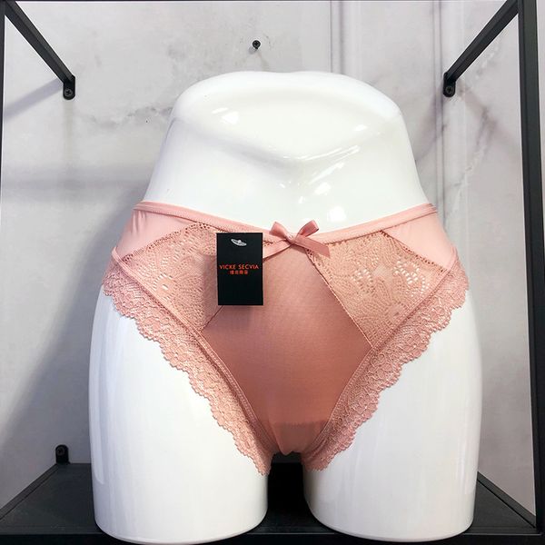 

2019 new t-pants bow lace women's underwear t-pants women's underwear, Black;pink